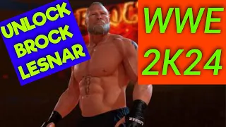 How To Unlock and Download 3 Real WWE 2k24 Brock Lesnars IN WWE 2K24