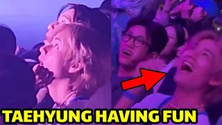 BTS Taehyung Spotted in Bruno Mars Concert With wooga squad & BTS RM BTS V in Bruno Mars Concert