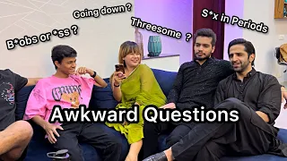 Asking Guys *Awkward* Questions Girls are  Afraid To Ask | Rowhi Rai
