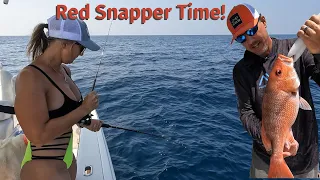 Catching Red Snapper out of Mexico Beach