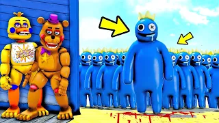 ANIMATRONICS Encontramos novo MONSTRO AZUL BABÃO Rainbow Friends? | GTA V Five Nights at Freddy's