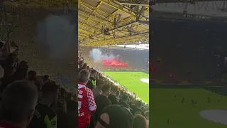 Dortmund-Mainz Choreo ( Pyroshow) Dortmund Ultras Final Spiel Bundesliga