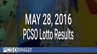 PCSO Lotto Results May 28, 2016 (6/55, 6/42, 6D, Swertres & EZ2)