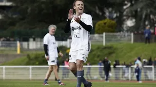 Eto'o, Adebayor and French President Macron score in charity football match