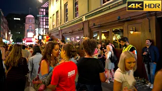 Soho Party Madness Post Pride 💃London Soho Party Walk after Pride Parade [4K HDR]