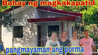 Bahay ng magkakapatid pangmayaman ang porma