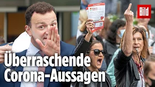 Spahn stellt Corona-Maßnahmen in Frage, während Publikum „Hau ab!“ schreit und ihn ausbuht | Bottrop