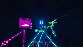 This play got me top 1000 global in Beat Saber