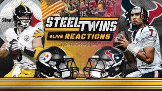 Steelers vs Texans Week 4 LIVE REACTIONS #Steelers #SteelersNation #NFLWeek4 #SteelersFootball