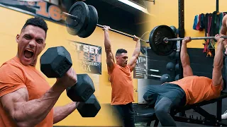 BEASTMODE Upper Body Power Workout! Lift Heavy For Sports Performance