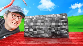 Destroying REAL Life Minecraft Bedrock!