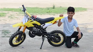 Mini Dirt Bike 49cc Unboxing & Testing for Ashar