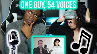 ONE GUY, 54 VOICES (With Music!) Drake, TØP, P!ATD, Puth, MCR, Queen - Famous Impressions REACTION