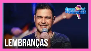 Zezé Di Camargo encontra fã que se emocionou em show dos anos 90