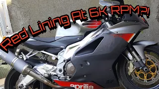 Red lining at 6k rpm? How to reset your rev limit threshold on an Aprilia RSVR