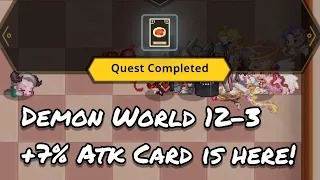 Guardian Tales: World 12-3 | 100% | +7% ATTACK CARD | FOURTH STAGE (STORY WISE)