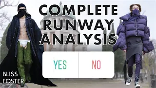 Rick Owens FW21 Gethsemane - Group Runway Analysis