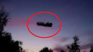 5 Flying SANTA CLAUS Caught on Camera & Spotted in Real Life