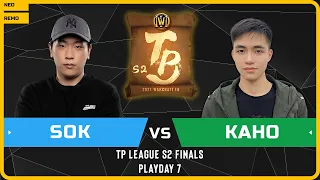 WC3 - [HU] Sok vs Kaho [NE] - Playday 7 - TP League S2 Finals