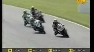 World Superbike Donnington 2000 Race 2: Troy Corser crash