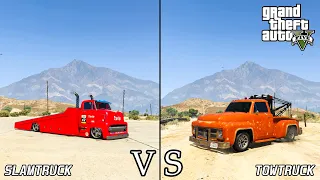 GTA 5 ONLINE SLAMTRUCK VS TOWTRUCK #shorts #gta5