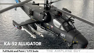 KA-52 Alligator / Russian Attack Helicopter / Tamiya / 1:72 Scale / How to build / Painting
