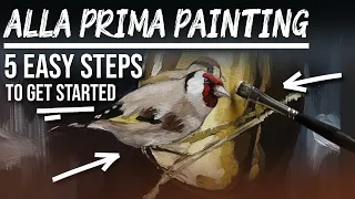 Alla Prima Painting Tutorial - 5 Easy Steps to GET STARTED - Oil Painting Demo