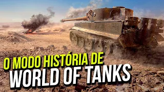 Joguei o MODO HISTÓRIA de World of Tanks - Gameplay Dublado em Português PT-BR