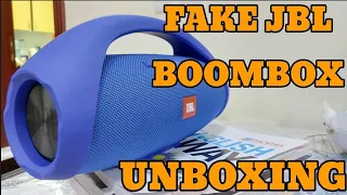 Fake JBL Boombox unboxing