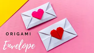 ORIGAMI ENVELOPE | Cute Gift Envelope | Easy Origami Note Folding | Fun Crafts