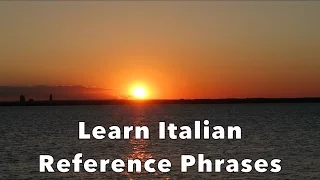 Learn Italian Ep.26 - Using "Reference Phrases" to Speak Faster in Italian