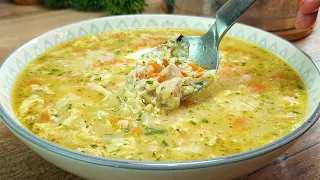 Мама научила ТАК ГОТОВИТЬ СУП! Картофельный суп с яйцом. Potato soup with egg.