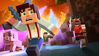 Мы Герои Мира - Minecraft Story Mode 4 эпизод Между молотом и наковальней