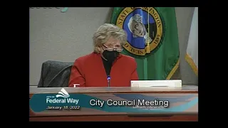 1/18/2022 Federal Way City Council - Regular Meeting