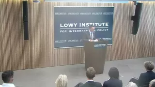 Senator Richard Di Natale's address to the Lowy Institute