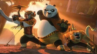 Po Vs Wolf Bandits Musicians Village opening fight scene | Kung Fu Panda 2 🐼