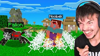 OSZUKUJĘ NOOBA JAKO MOBY w Minecraft! *popłakał się*