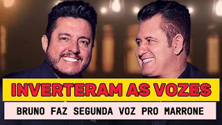 Bruno fazendo SEGUNDA VOZ pro Marrone !!!