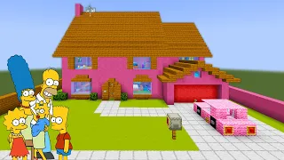 Minecraft Tutorial: How To Make The Simpsons House "2021 City Build"