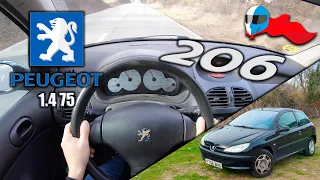 2003 Peugeot 206 XR 1.4 75 (55kW) POV 4K [Test Drive Hero] #55 ACCELERATION, ELASTICITY & DYNAMIC