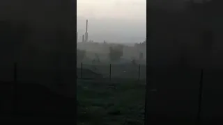 Дымка в районе Кировской шахты в Караганде