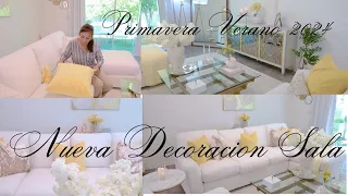 NUEVA DECORACIÓN  | NUEVA DECORACIÓN DE MI SALA PRIMAVERA VERANO 2024|| IDEAS PARA EL HOGAR.