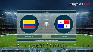 PES 2019 - COLOMBIA vs PANAMA - Full Match and Goals - PC Gameplay FHD