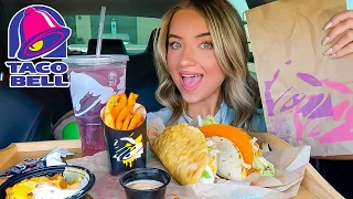 Taco Bell Mukbang + Q&A! relationships, meeting friends, baby names?!