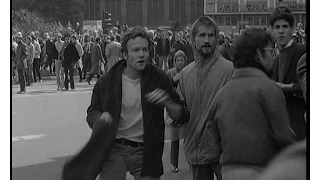 Book Fair, Peace Prize and Demonstration in Frankfurt (1968) | British Pathé