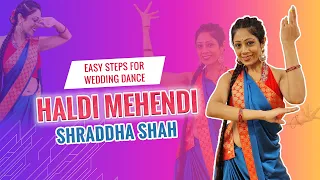 Haldi Mehendi Dance | Wedding Dance | EASY DANCE | Sangeet Choreography | Bridesmaids-Sister Dance