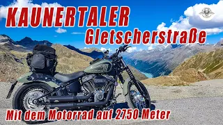 Kaunertaler Gletscher (2750 Meter) - Mit dem Motorrad  über eine der schönsten Hochgebirgsstraßen