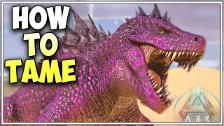 HOW TO TAME The New Fasolasuchus | Ark Scorched Earth
