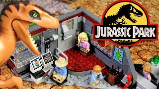 LEGO Jurassic World Охота на рапторов в Парке Юрского Периода 75932 Обзор Лего