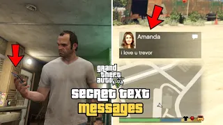 GTA 5 - Secret Text Messages! (Top 7)